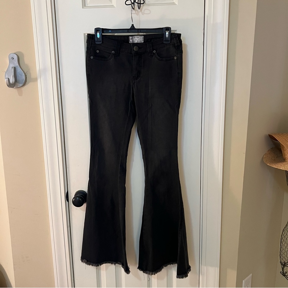 Black Flared Jeans